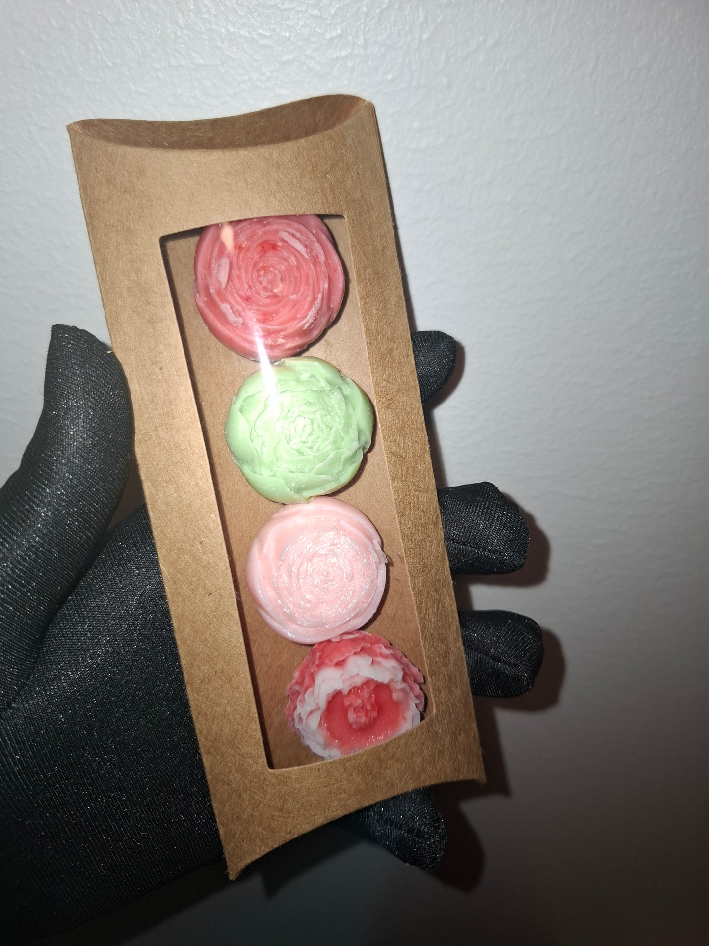 Flowers wax melt set of 4 pieces