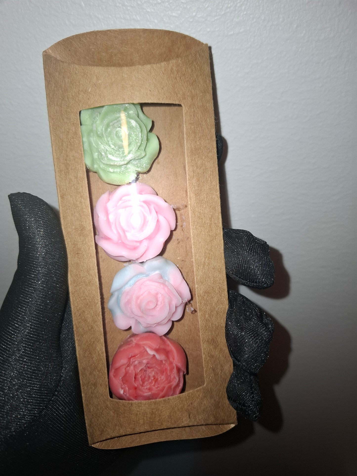 Flowers wax melt set of 4 pieces