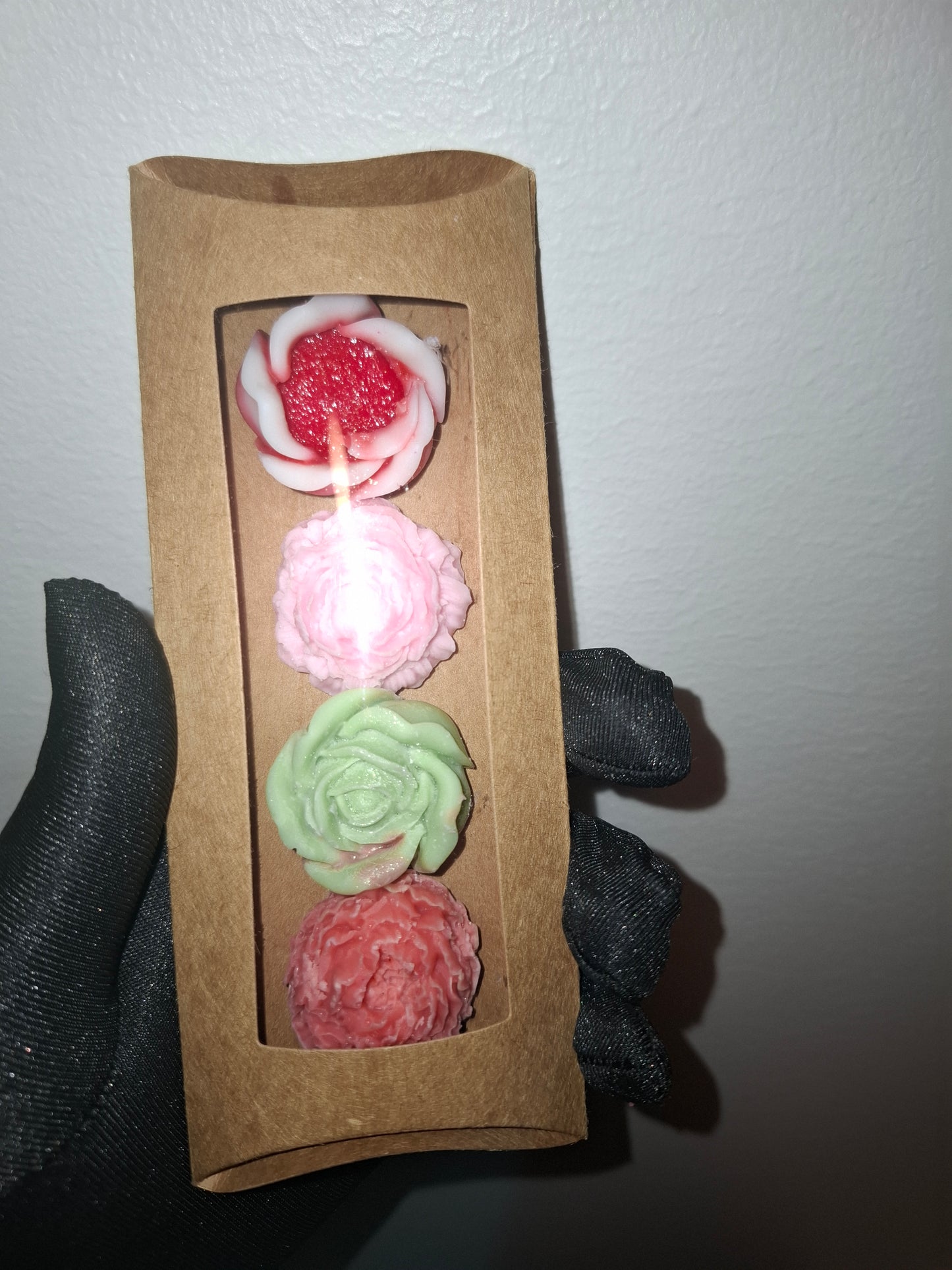 Flowers wax melt set of 4 pieces