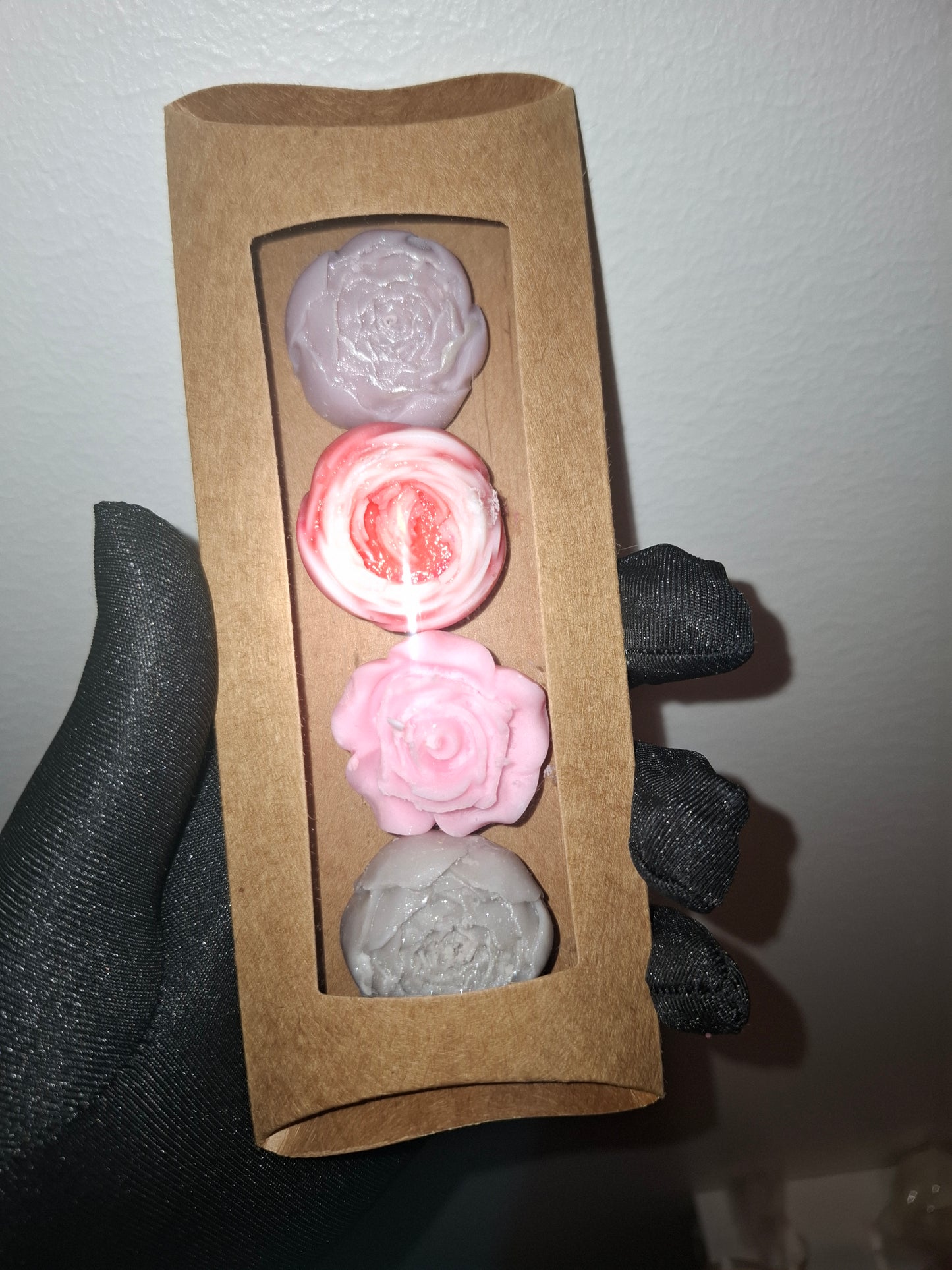 Flowers wax melt set of 4 pieces