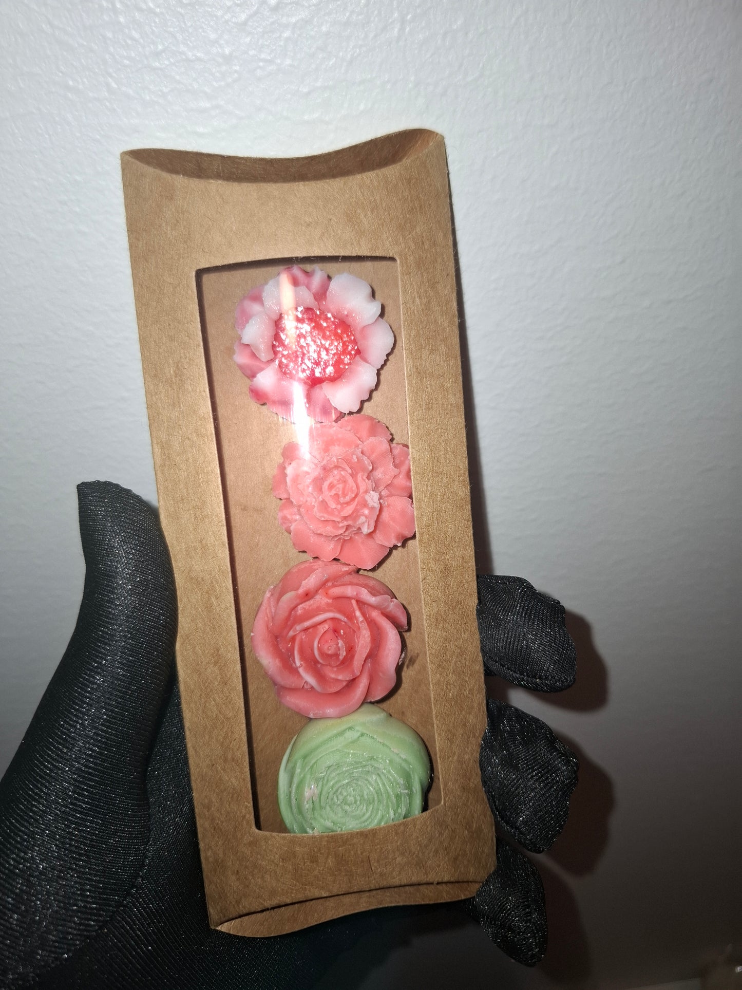 Flowers wax melt set of 4 pieces