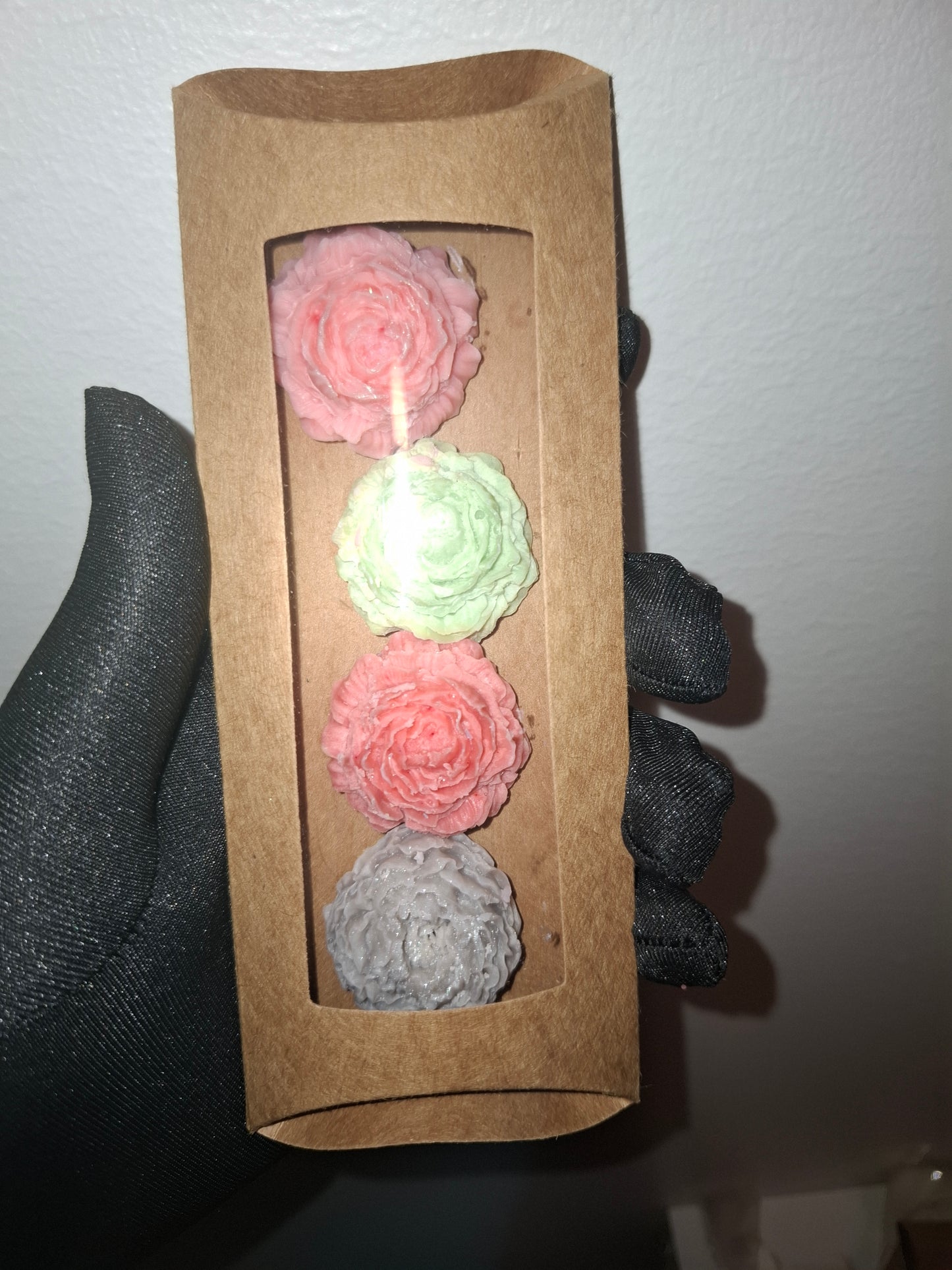 Flowers wax melt set of 4 pieces